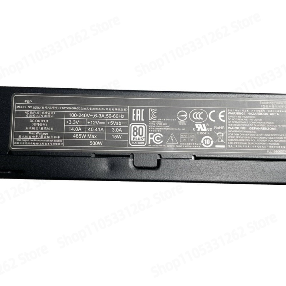 FSP500-30AS แหล่งจ่ายไฟขนาดเล็ - Atx Power Supply 1U Flex 500W บทวิจารณ์และราคา