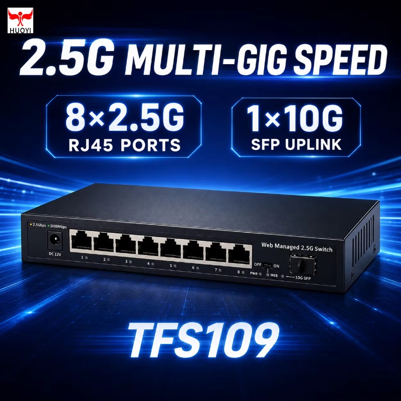 สวิตช์เครือข่ายแบบมีการจัดการผ - Sfp+ 10G Managed Switch 8 Port บทวิจารณ์และราคา
