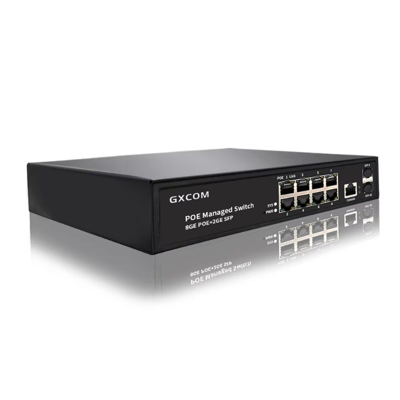สวิตช์เครือข่ายแบบมีการจัดการร - Managed Gigabit Poe Switch 8 Port 802.3At บทวิจารณ์และราคา