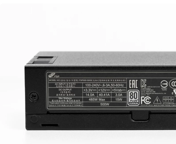 FSP500-30AS แหล่งจ่ายไฟ Flex A - Atx Power Supply 1U Flex 500W บทวิจารณ์และราคา
