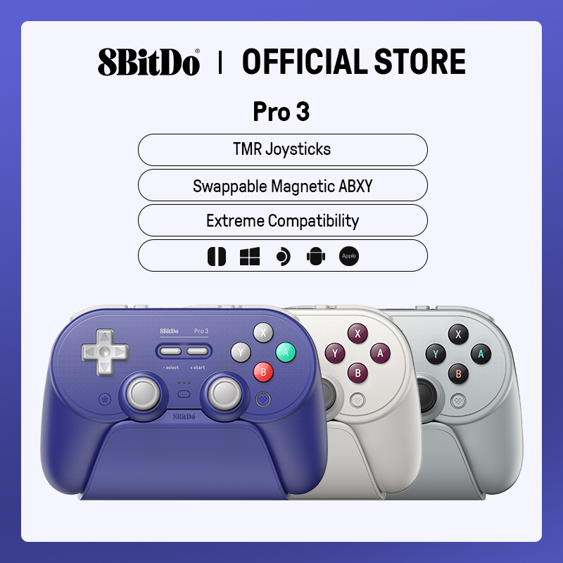 8BitDo Pro 3 คอนโทรลเลอร์เกมไร - Turing Pi 2 บทวิจารณ์และราคา