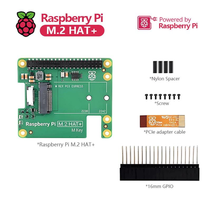 หมวก M.2ราสเบอร์รี่ Pi 5 M.2ขอ - Turing Pi 2 บทวิจารณ์และราคา